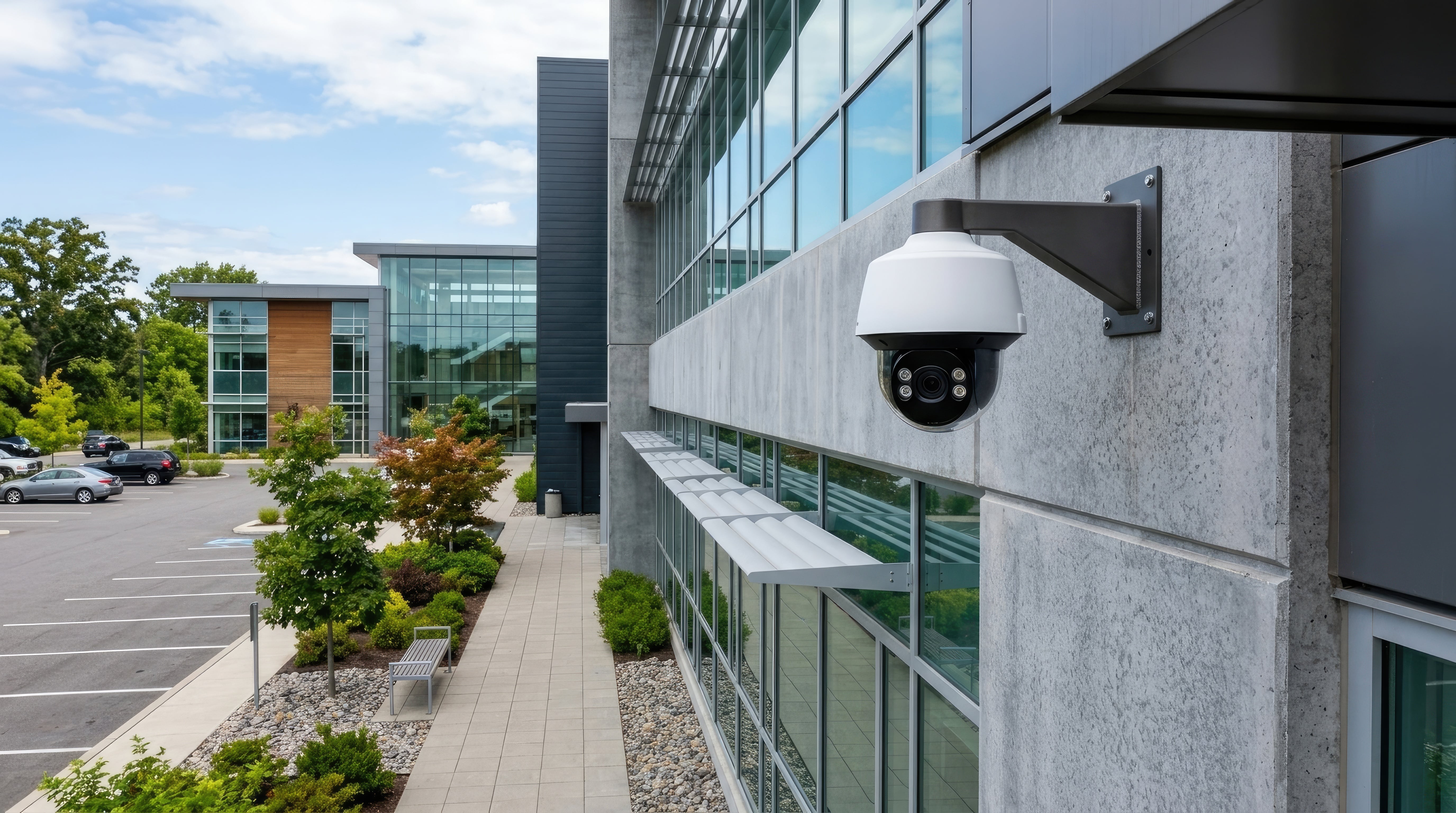 Commercial building camera system and security for San Diego offices