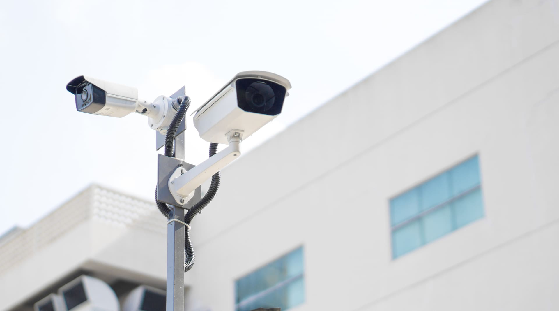 AI video surveillance security camera installation